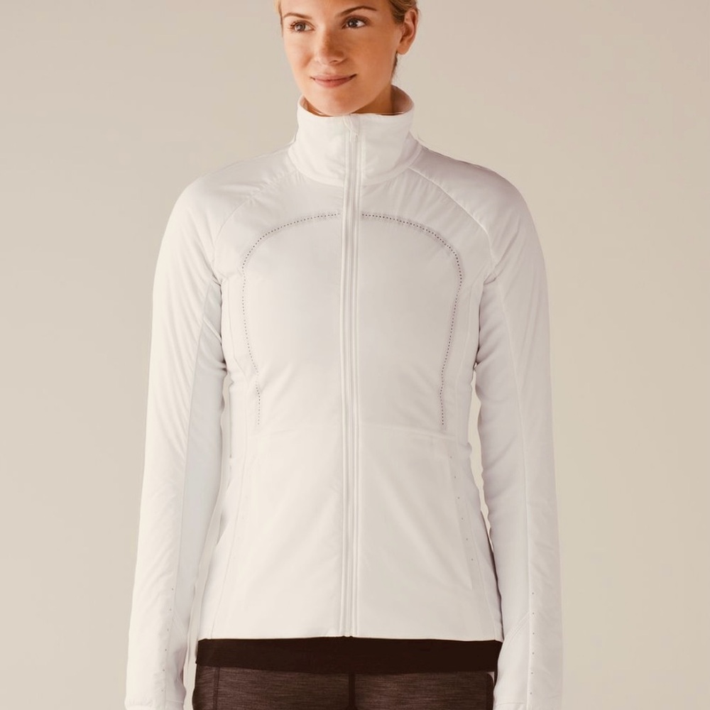 Lululemon Run For Cold 1/2 Zip Jacket• Sz 8